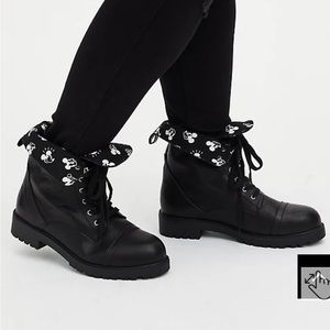 Mickey Mouse Torrid Combat Boots